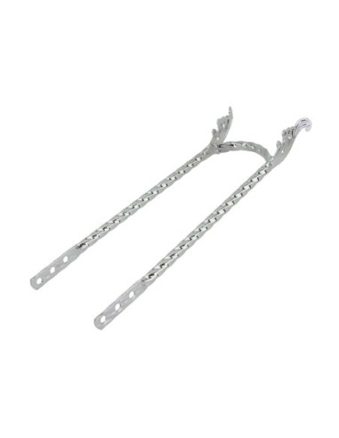 Wing Twisted Square 24 Sissy Bar Chrome.